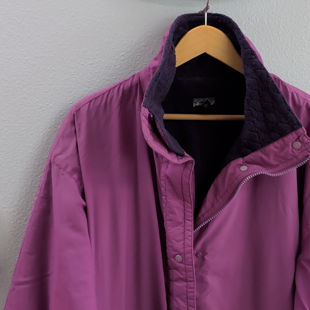 Patagonia Vintage Purple Long Lined Jacket - Picture 2 of 9